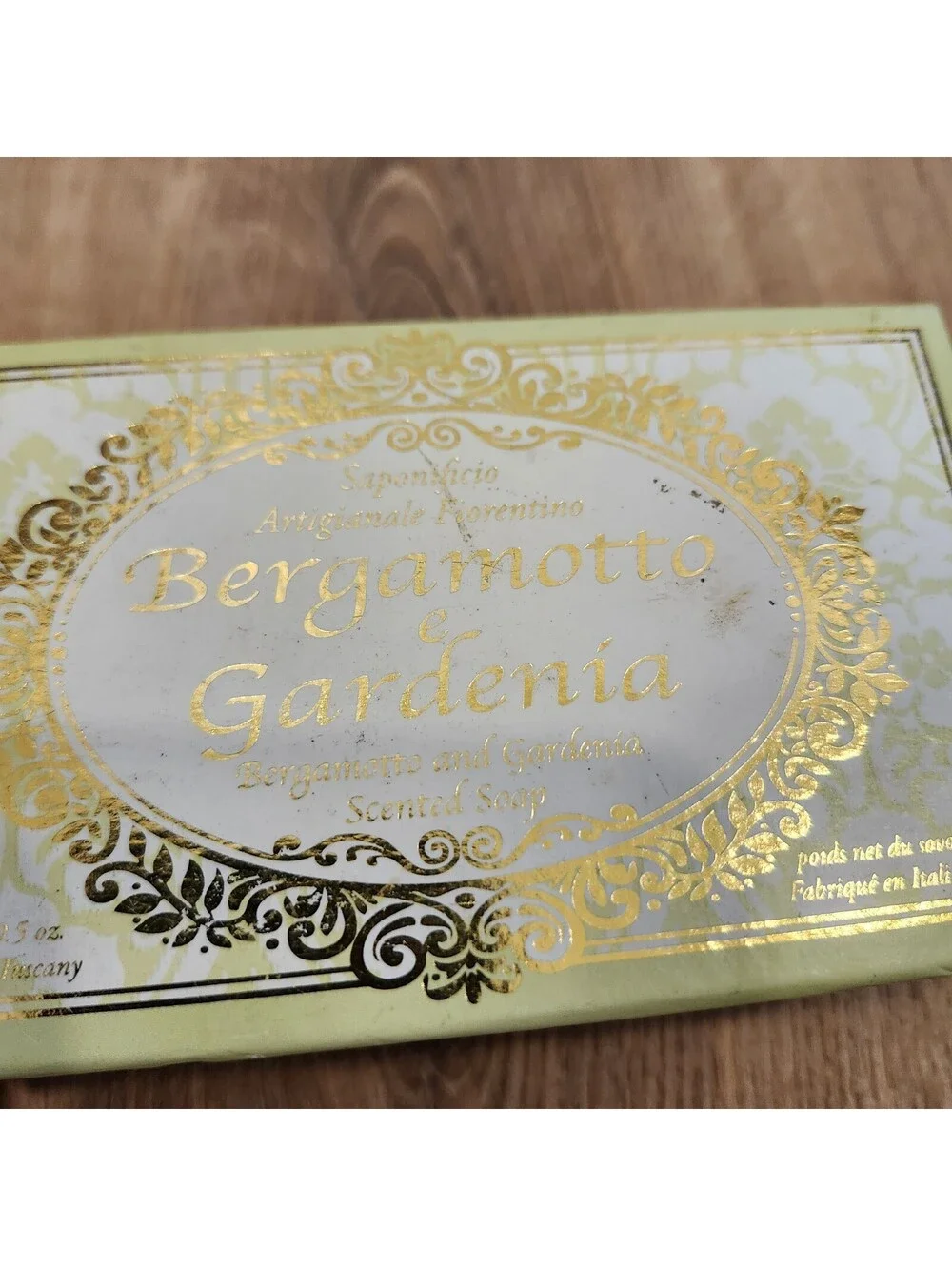 2 Saponificio Artigianale Fiorentino Soap Lavender & Bergamont Gardenia 10.5 oz